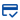 Card present checkmark icon blue