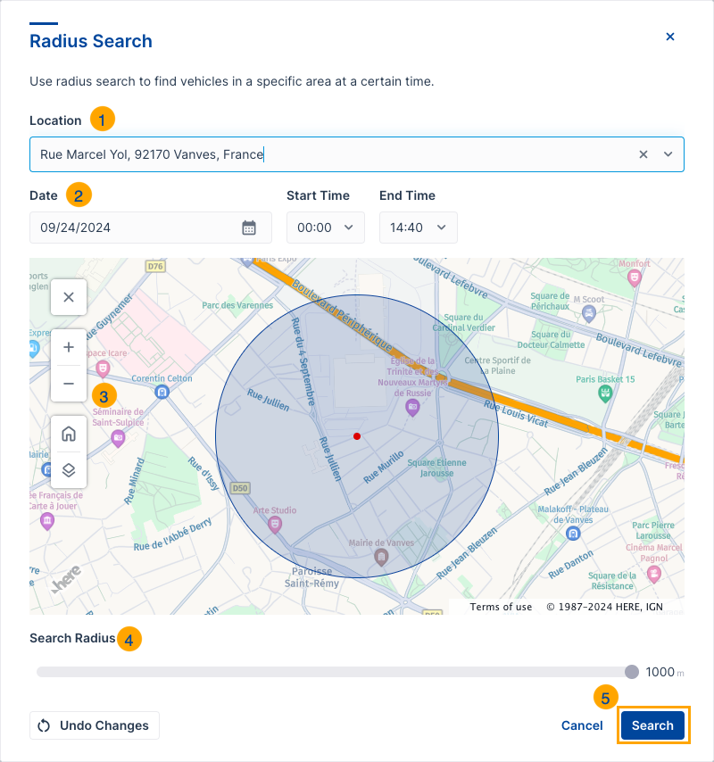 New Feature Radius Search